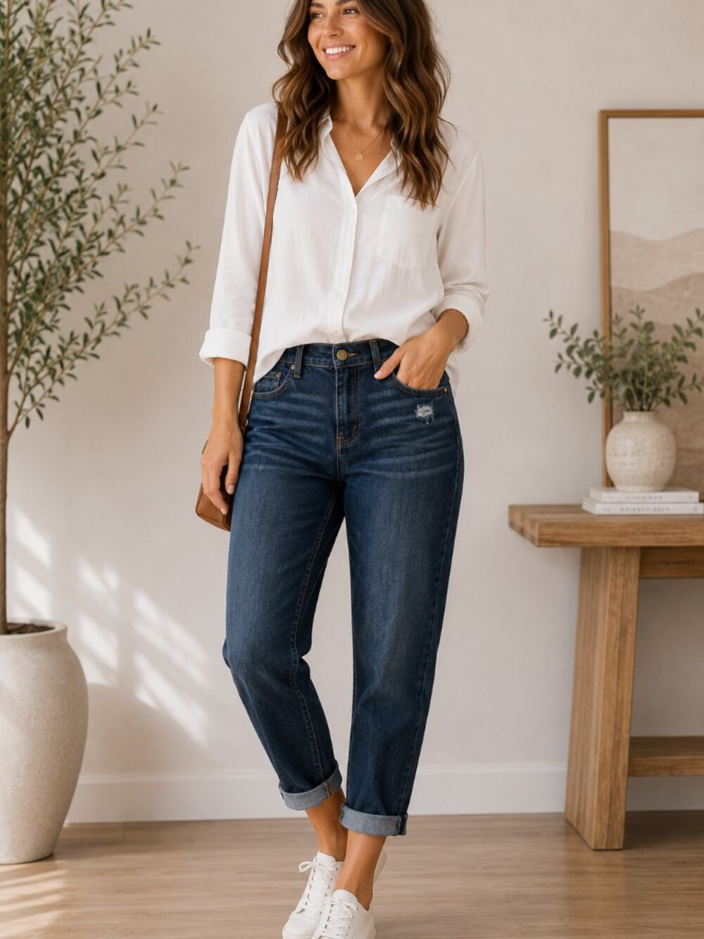 Kut From The Kloth Catherine Boyfriend Jeans 10 Medium Wash Distressed Relaxed